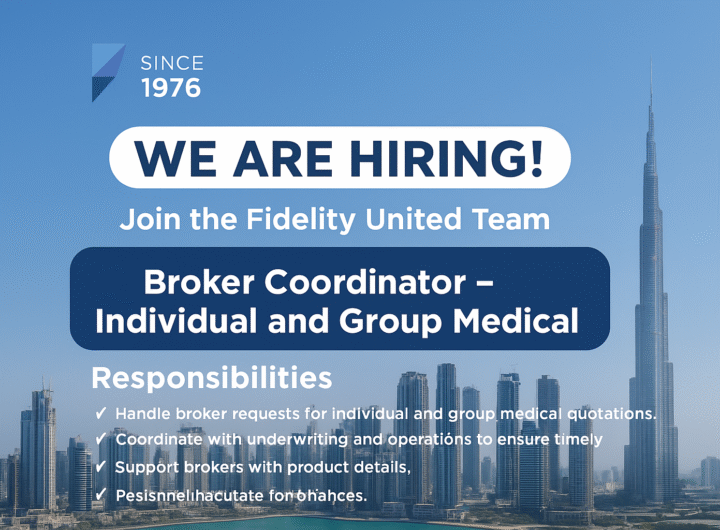 Fidelity United Broker Coordinator Job Vacancy UAE 2025